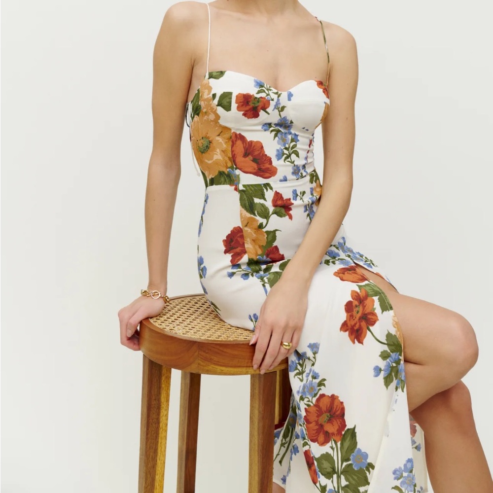 Reformation Juliette Dress in Formosa. Size 6. Like New.